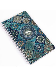   Realsystem zsebnaptár, álló, heti, 9,5x17cm, spirál, 2026, SP2 mozaik