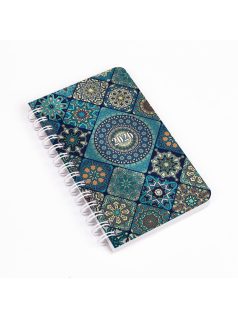   Realsystem zsebnaptár, álló, heti, 7,8x12,8cm, spirál, 2026, SP3 mini mozaik