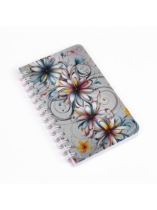 Realsystem zsebnaptár, álló, heti, 7,8x12,8cm, spirál, 2026, SP3 mini absztrakt 