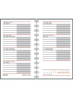   Realsystem zsebnaptár, álló, heti, 7,8x12,8cm, spirál, 2026, SP3 mini kolibri