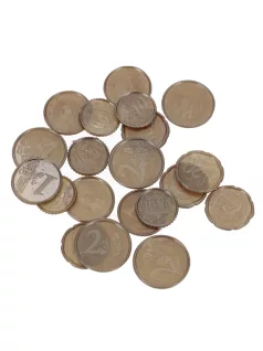   Játékpénz, EURO, apró és papírpénz, 2 db kivágható bankkártya