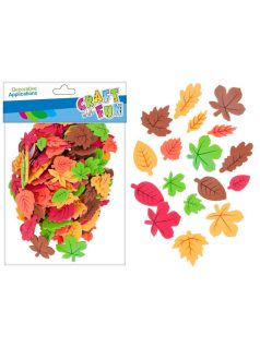 Dekorgumi, öntapadós, őszi levelek, 180 db-os
