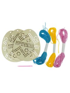 Húsvéti tojások hímzőszett, 3 db/csomag (229449)