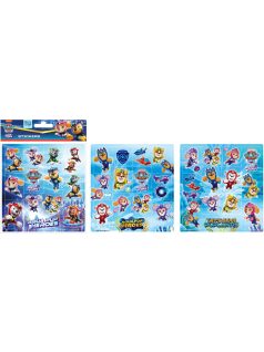 Paw Patrol Mancs Őrjárat matrica 16x16cm, aqua, kék