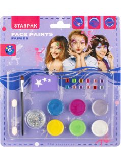   Arcfesték, tégelyes, 11 db-os (6 szín), Diamonds Fairy, Starpak