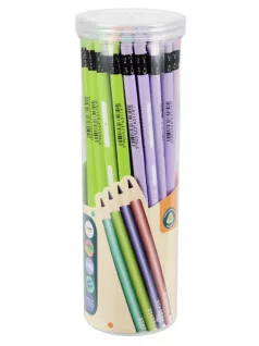   Grafitceruza radírral, HB, háromszög test, pasztell ceruzatest, feliratozható, többféle