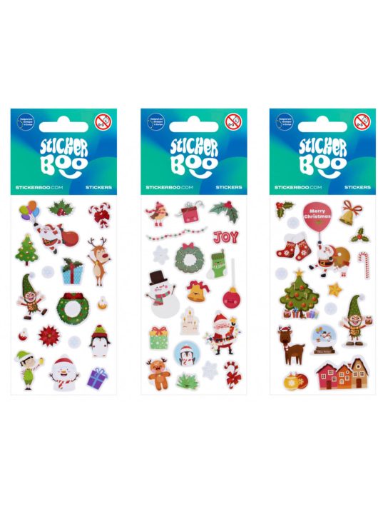 Matrica 66x180mm, karácsonyi minták (541698)