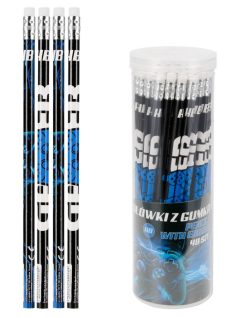 Gamer grafitceruza radírral, HB, 1 db (559678)