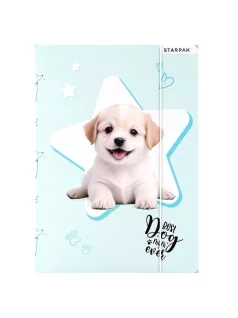 Kutyás gumis mappa A/4, Starpak, kétféle (559706)