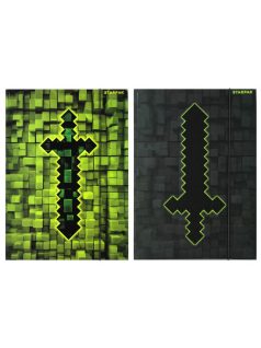   Minecraft mintás gumis mappa A/4, Starpak, kétféle (559734)