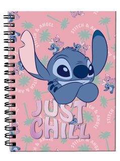 Stitch spirál napló, notesz, A/5, Paso (132532)