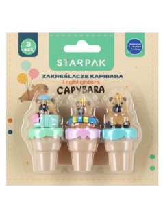 Kapibara szövegkiemelő, 3 színnel