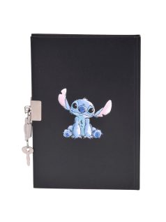 Stitch napló kulccsal, 12x17cm, Paso (139784)