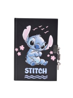 Stitch napló kulccsal, 12x17cm, Paso (139784)