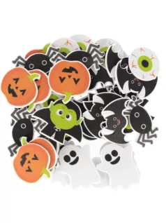 Dekorgumi, öntapadós halloweeni formák, Craft with fun
