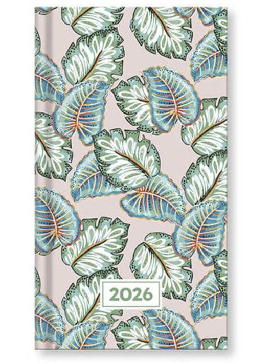 Vectraline zsebnaptár, álló, heti, 2026, Color flexi leaves