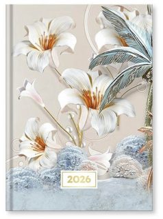   Vectraline határidőnapló A/5, napi tervező, 2026, Spirit Sp-01