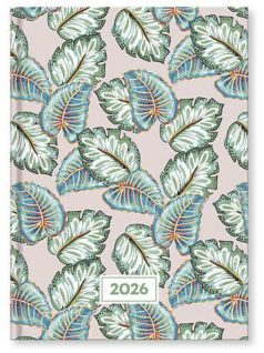   Vectraline határidőnapló A/5, napi tervező, 2026, Color flexi leaves