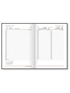   Vectraline határidőnapló A/5, napi tervező, 2026, Color flexi leaves