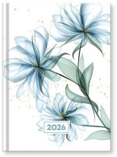   Vectraline határidőnapló, B/6, heti tervező, 2026, Mystic Blue secret