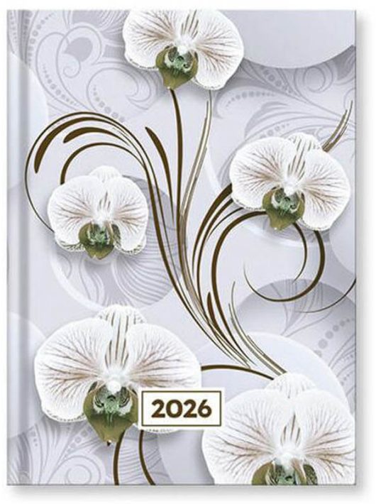 Vectraline határidőnapló, B/6, heti tervező, 2026, Mystic White princess