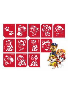 Sablonok, 12 db-os, Paw Patrol, Mancs őrjárat (CTMS-0084)