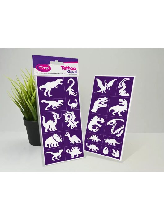Sablonok, Dinosaurs, Dinoszauruszok sablon szett, min. 20 minta