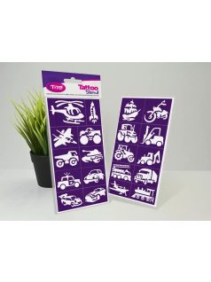 Sablonok, Vehicles, Járművek sablon szett, min. 20 minta