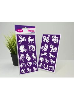   Sablonok, Horses & Ponies, Lovak és pónik sablon szett, min. 20 minta