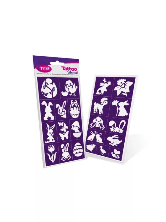 Sablonok, Easter, Húsvét sablon szett, min. 20 minta