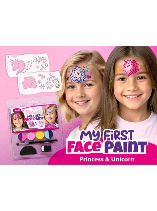 My First FacePaint arcfesték szett, Princess és Unicorn (hercegnő és unikornis)