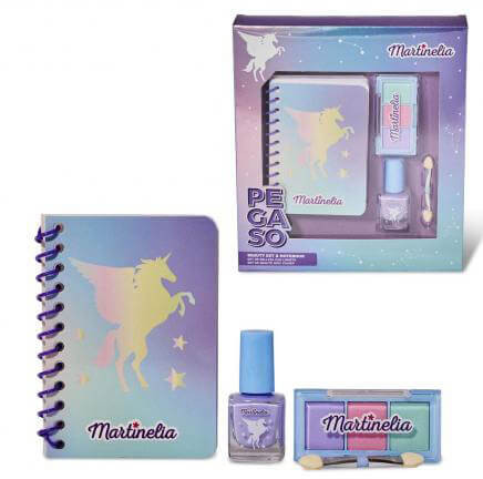 Image of Martinelia smink szett, make-up szett (körömlakk, szemhéjfesték, notesz), Pegaso