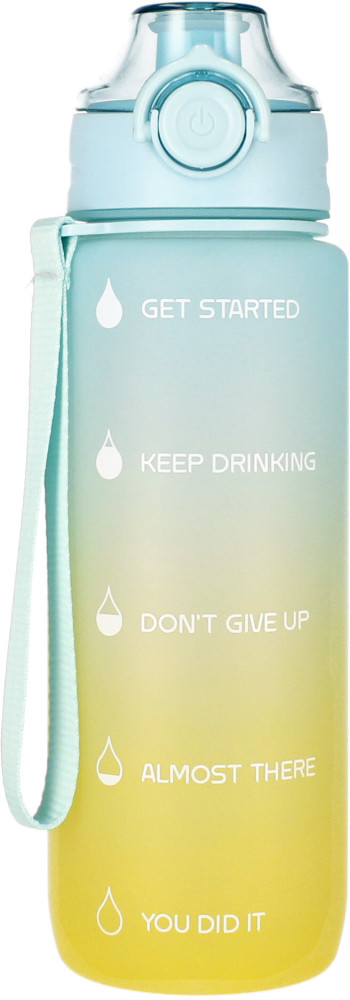 Image of Motivációs kulacs, 750 ml, zöld-kék, Starpak